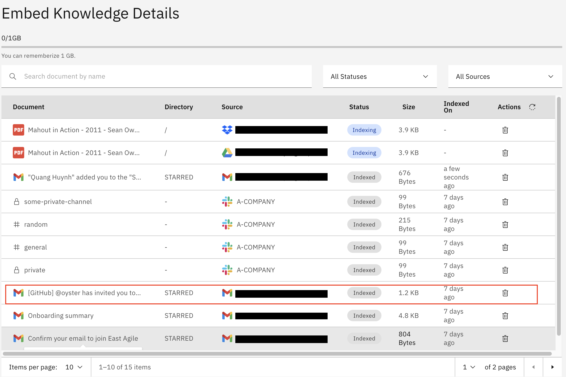 エラーファイルのインデックス作成再試行成功