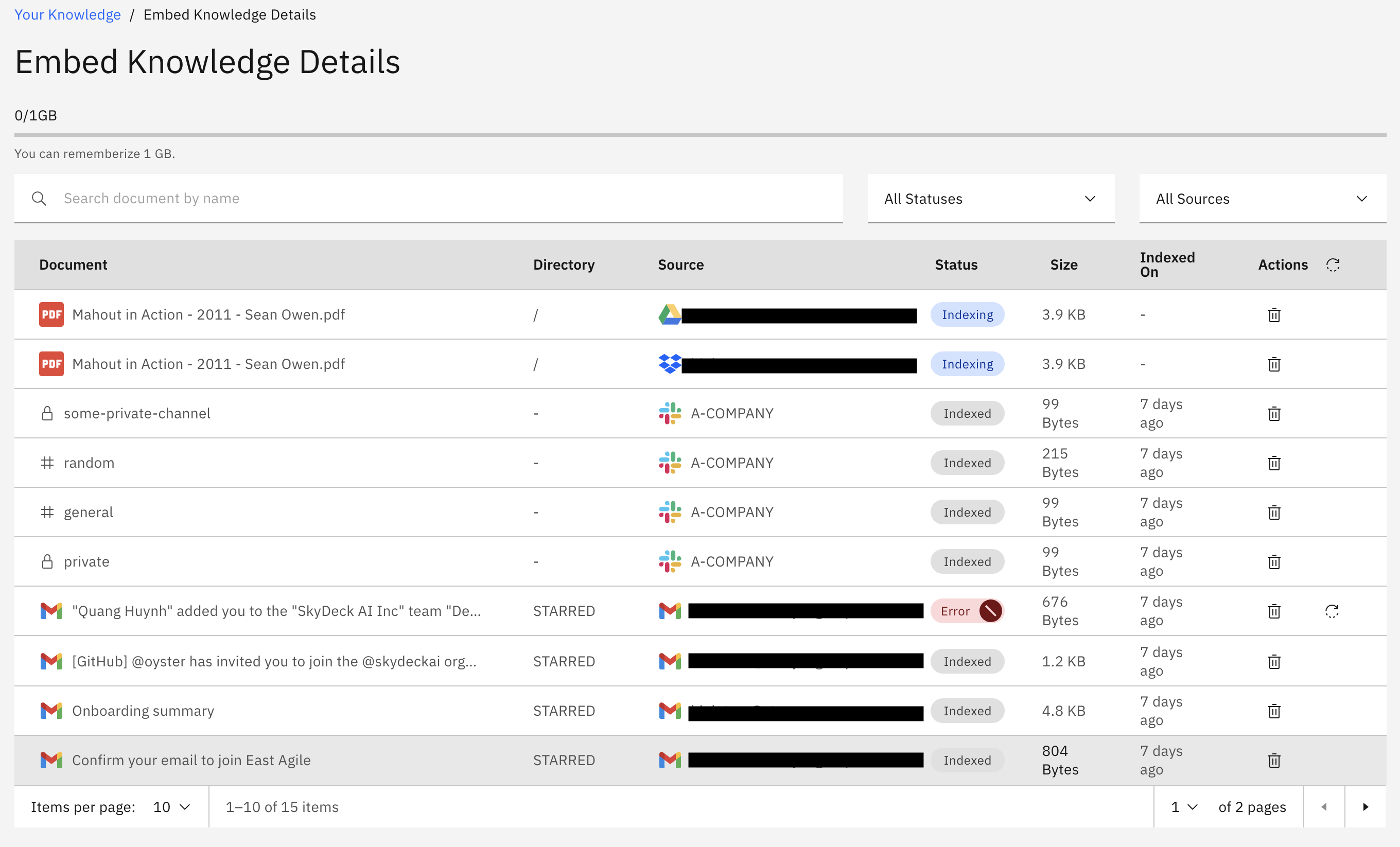 埋め込まれた知識の詳細ページ