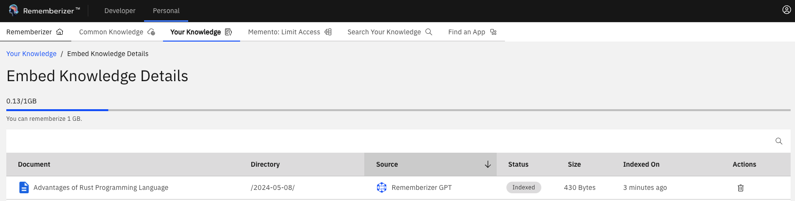 埋め込まれた知識の詳細